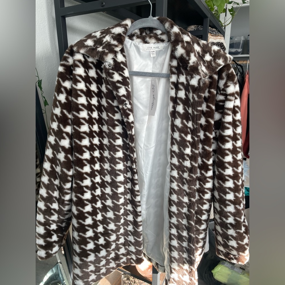 12th tribe houndstooth jacket